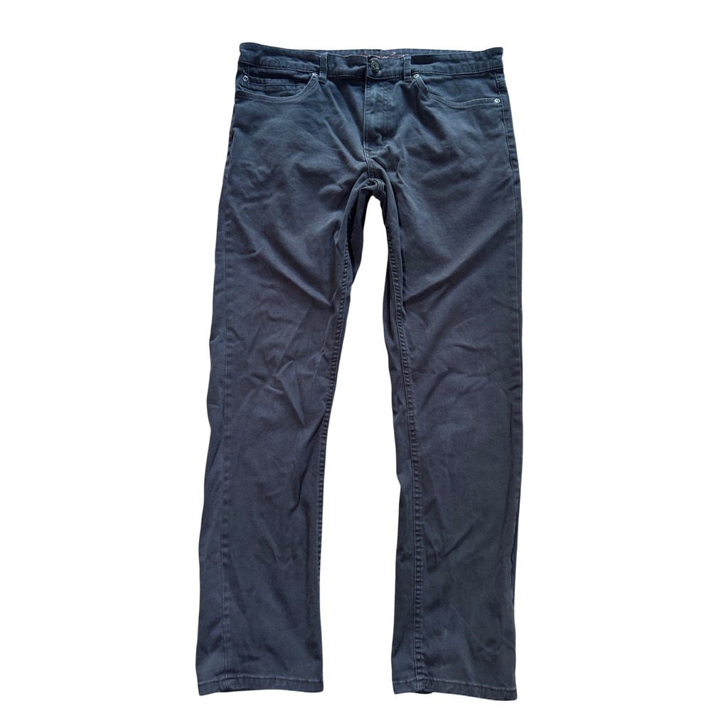 Weatherproof Vintage Mens Charcoal Grey Straight Leg Stretch Pants 32x32